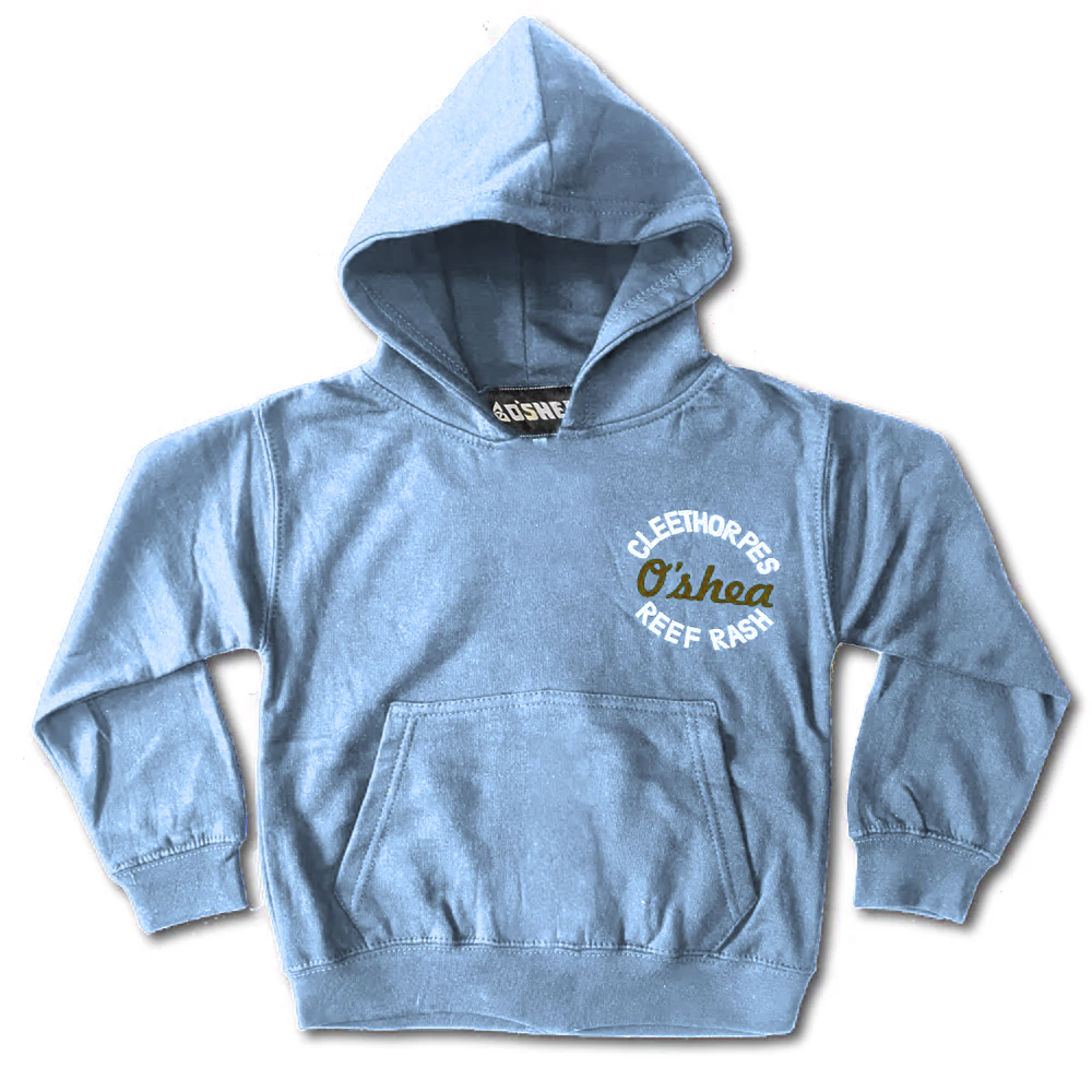 Cleethorpes New Baby Blue Kids Hoodie -Buoys And Gulls
