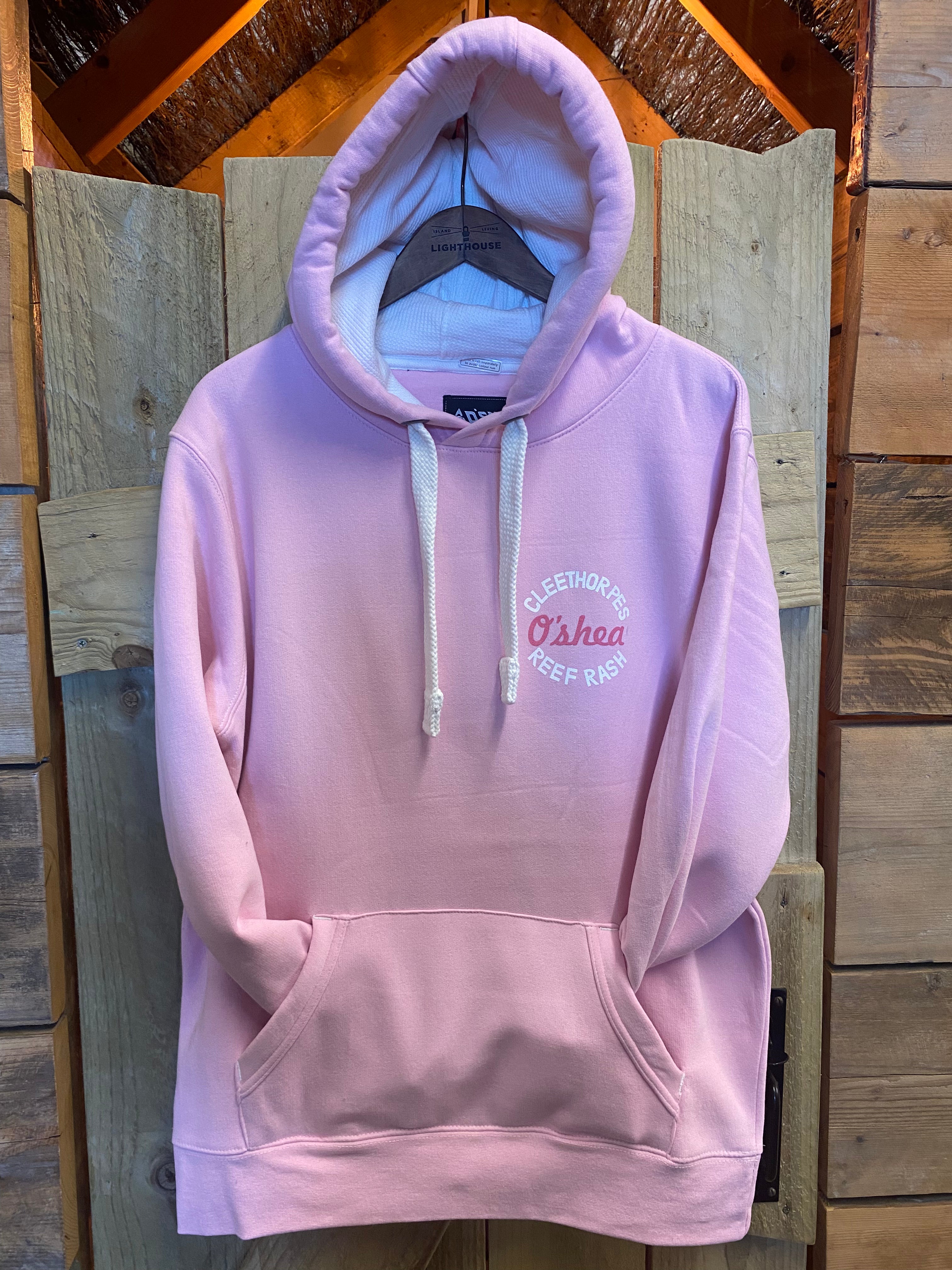Cleethorpes Milk Pink Hoody - BEACH LOVER