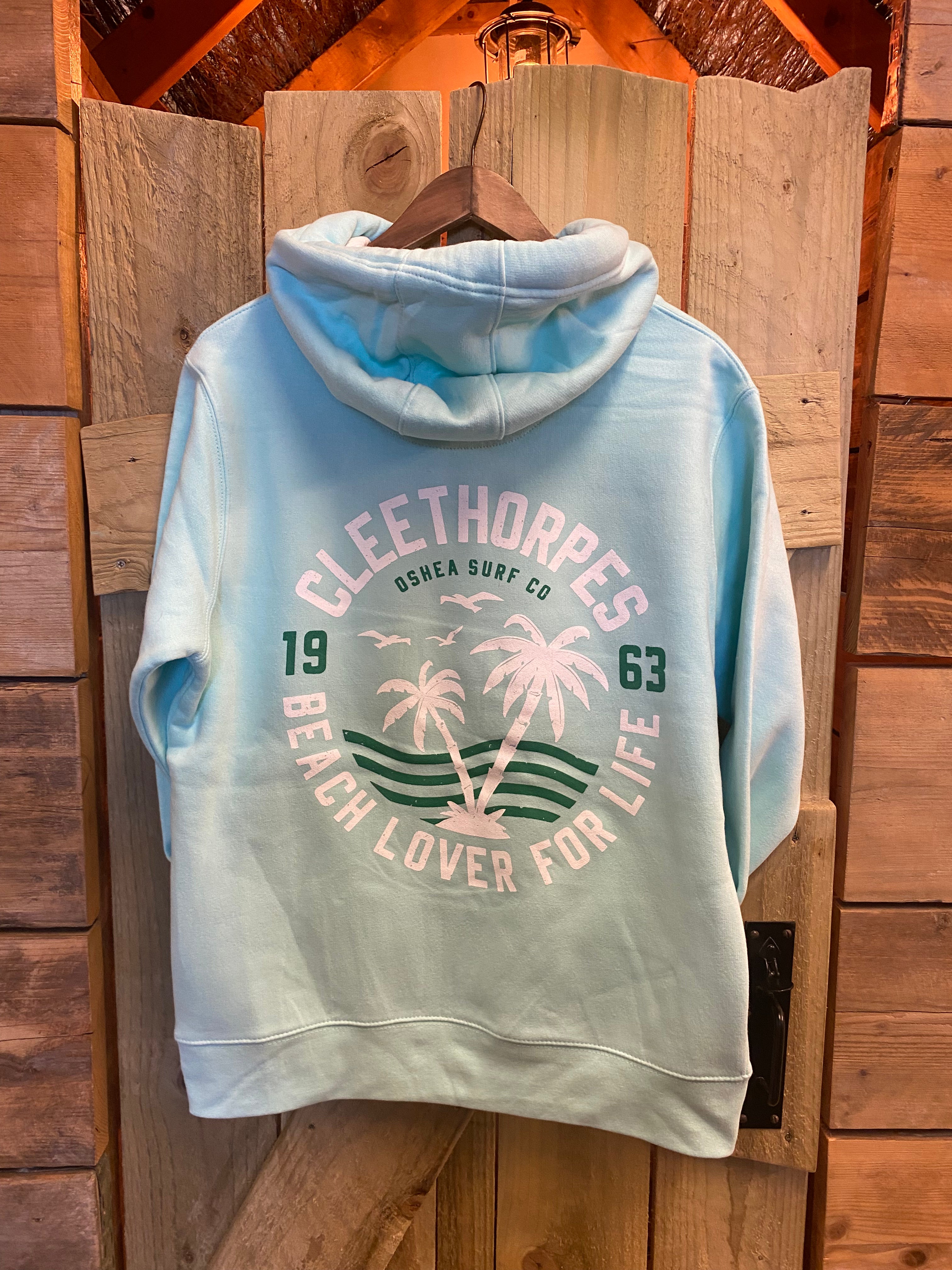 Cleethorpes Ice Mint Hoody- BEACH LOVER
