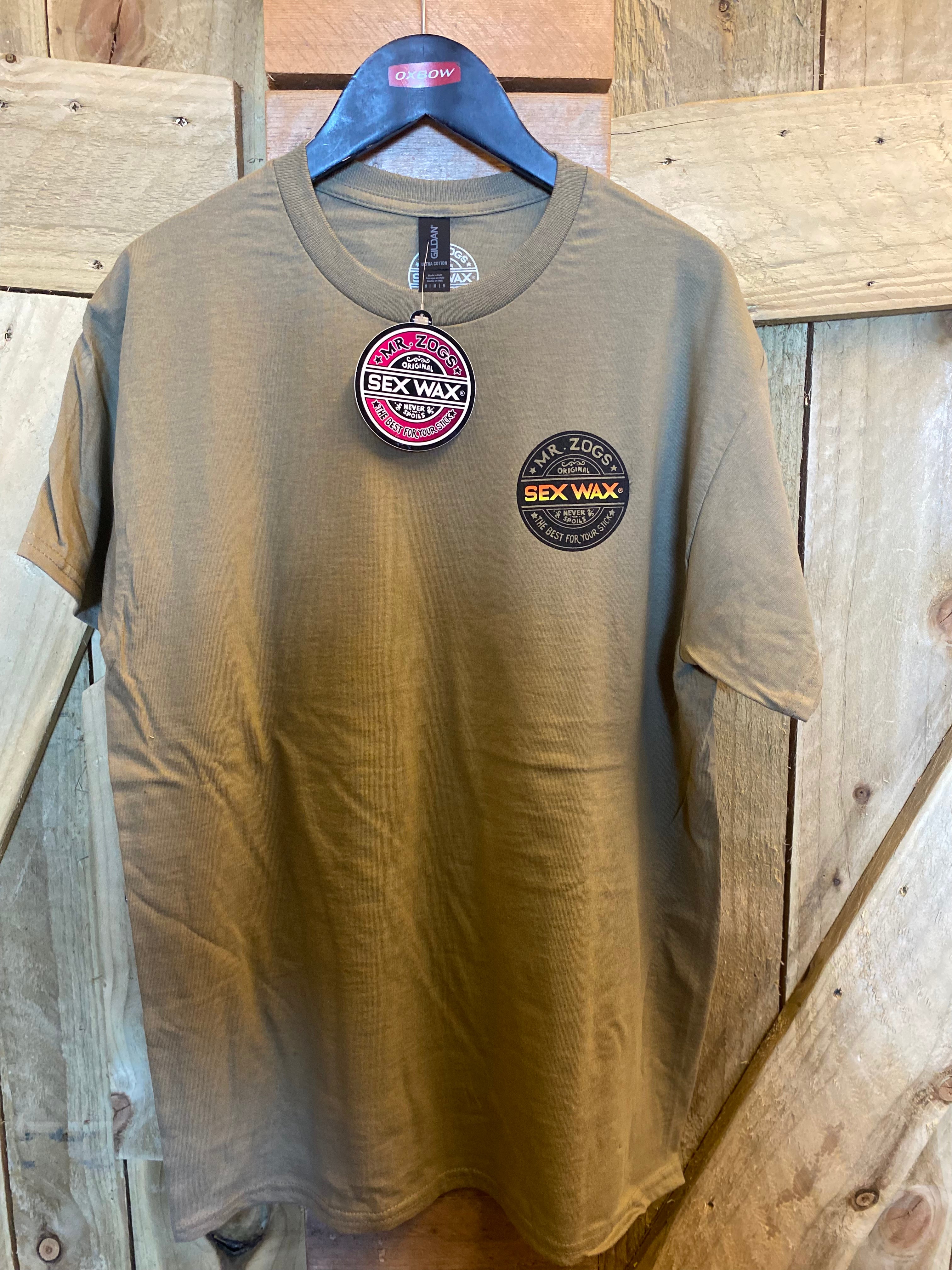 Sexwax t-shirt - Word fade orange - Prairie dust