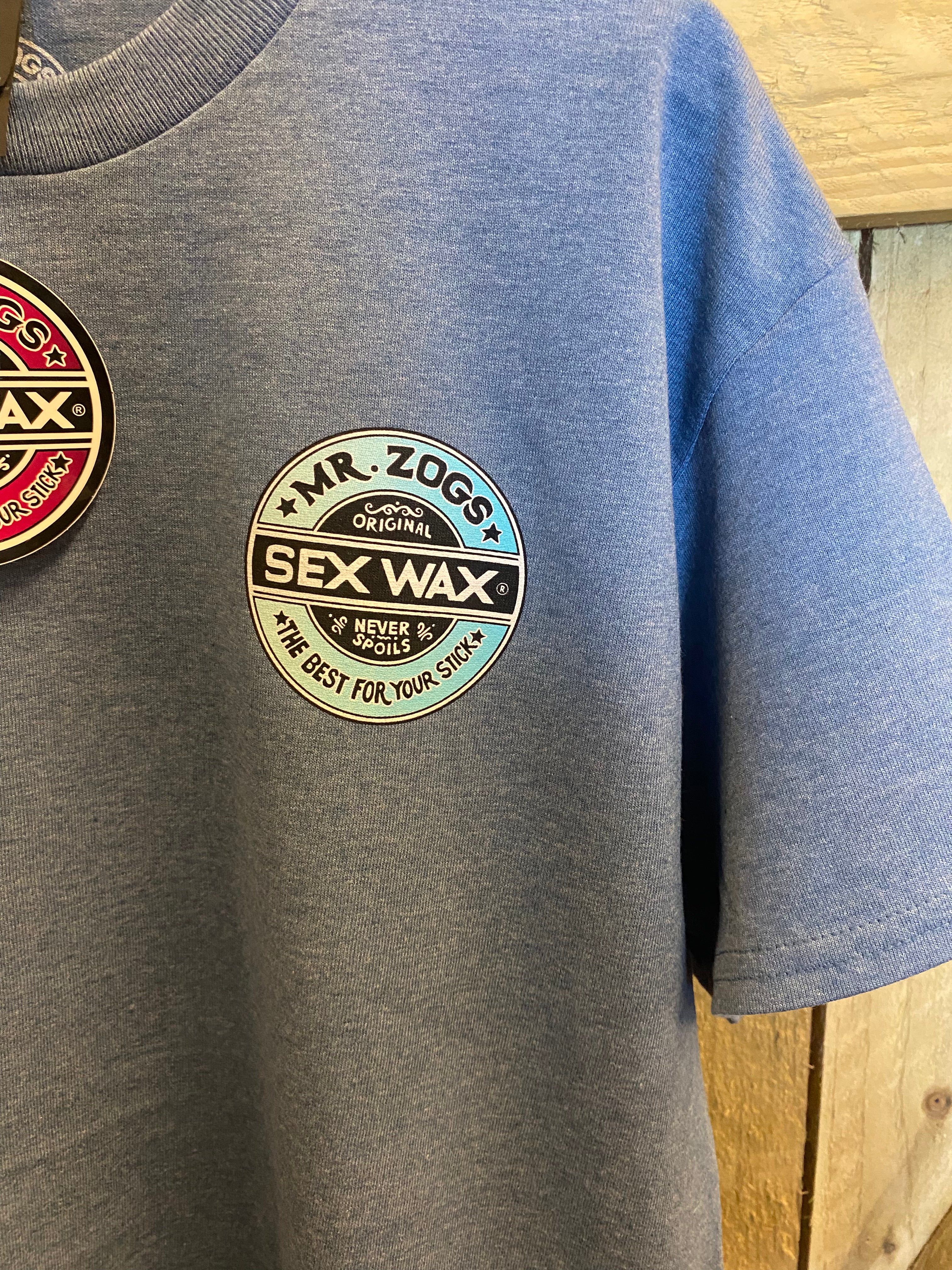 Sexwax t-shirt - The fade - Indigo Heather