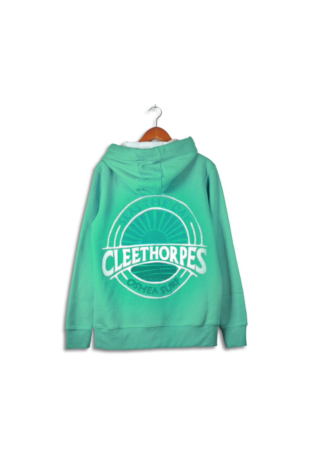 Cleethorpes Mint Green Hoody - Seas The Day -
