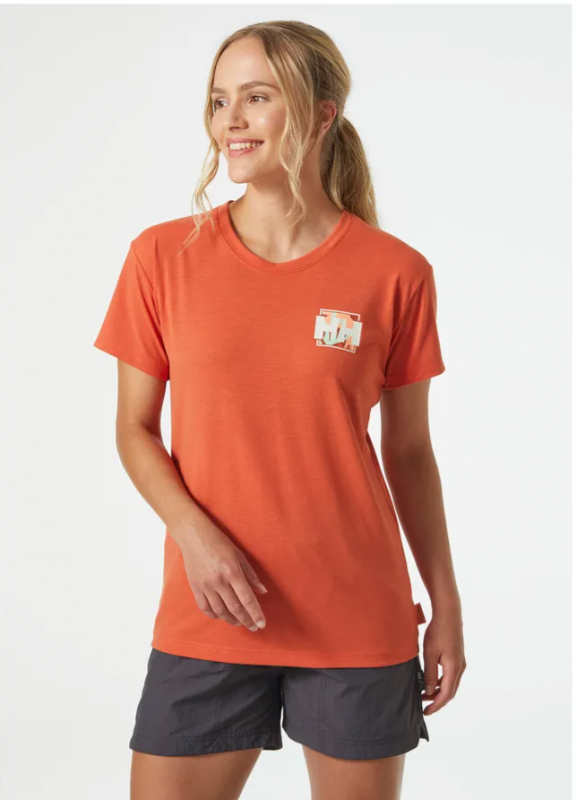 Helly Hansen Womens Skog Recycled Graphic T-Shirt