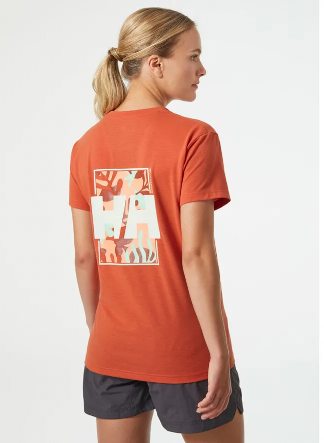 Helly Hansen Womens Skog Recycled Graphic T-Shirt