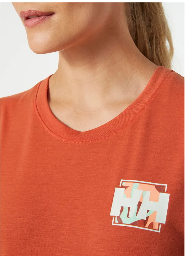 Helly Hansen Womens Skog Recycled Graphic T-Shirt