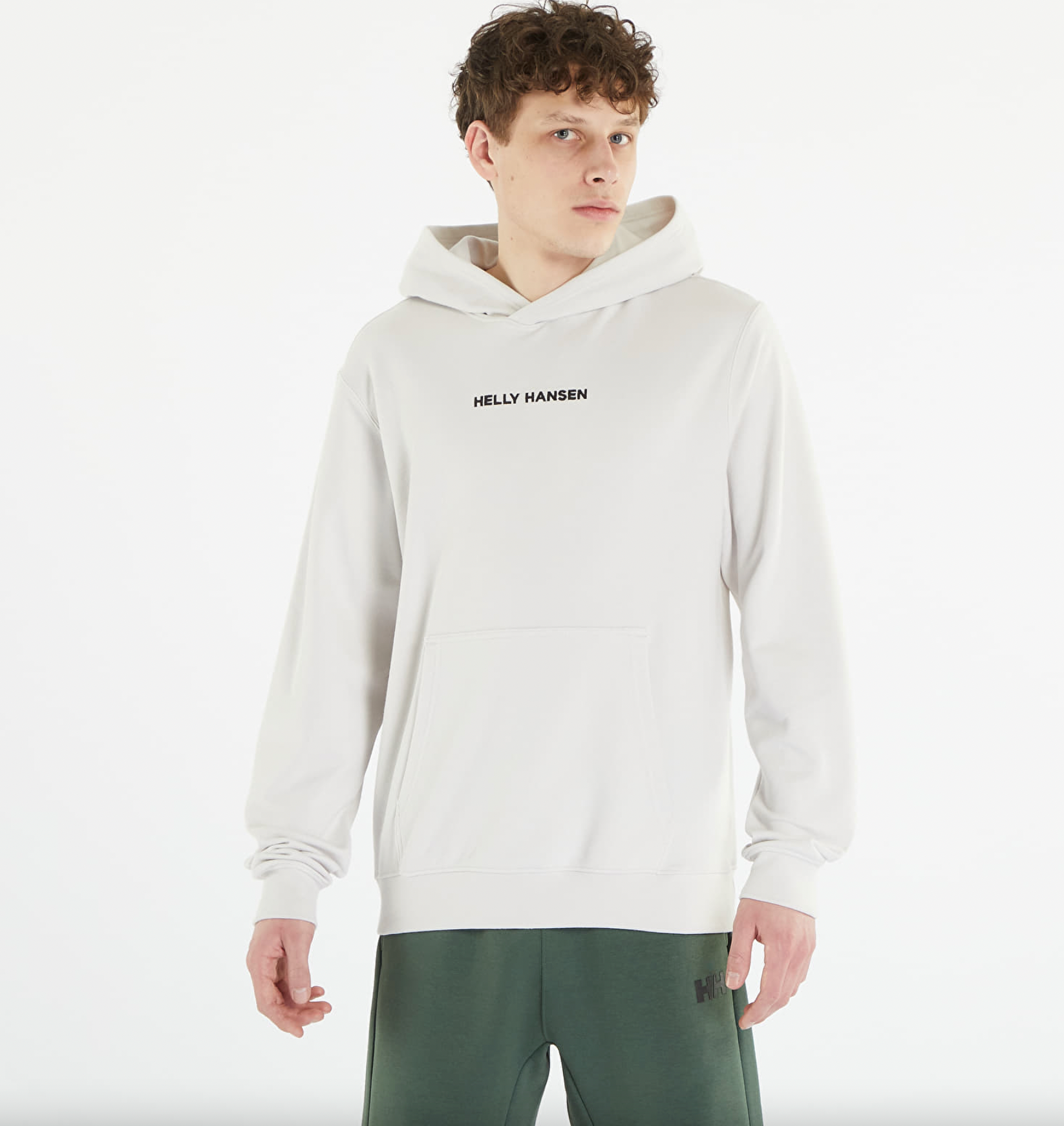 Helly Hansen Core Graphic Sweat Hoodie- Nimbus