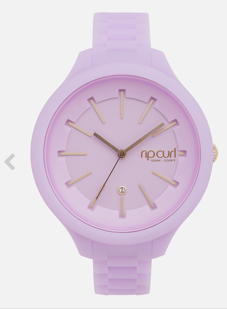 Rip Curl Deluxe Horizon Silicone Watch- Lilac
