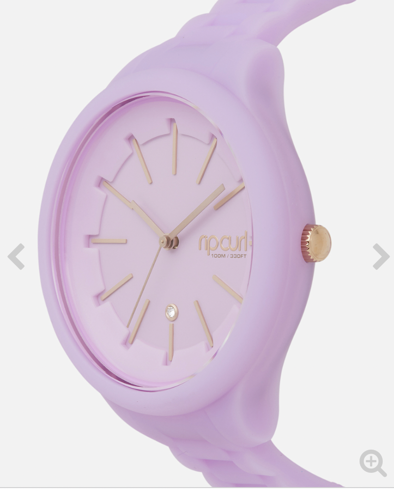 Rip Curl Deluxe Horizon Silicone Watch- Lilac