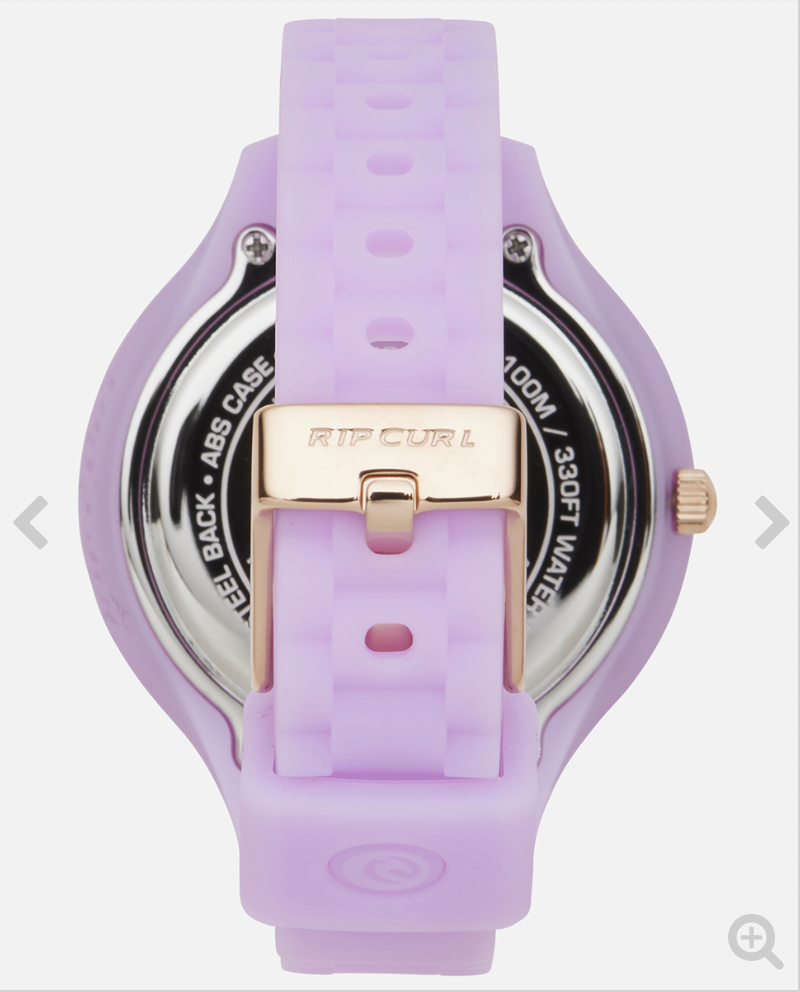 Rip Curl Deluxe Horizon Silicone Watch- Lilac