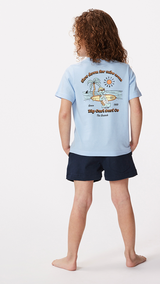 Rip Curl Shred Town Art Short Sleeve Tee Boy