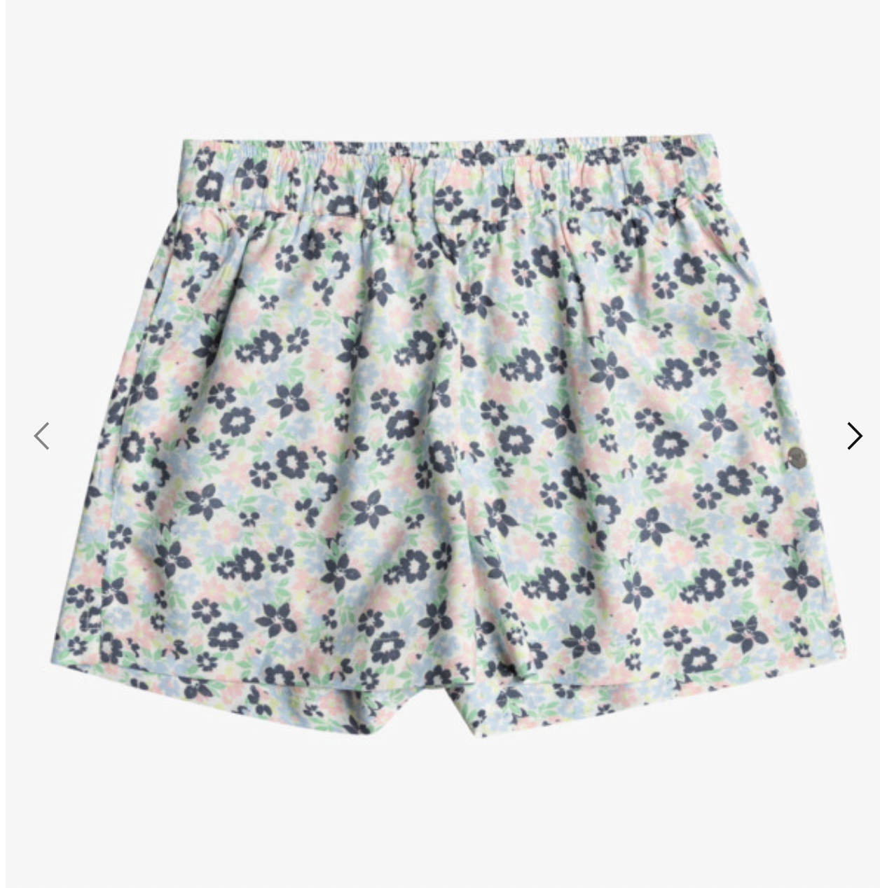 Roxy Blue Ocean Floor - Elasticated Waist Shorts For Girls 4-16