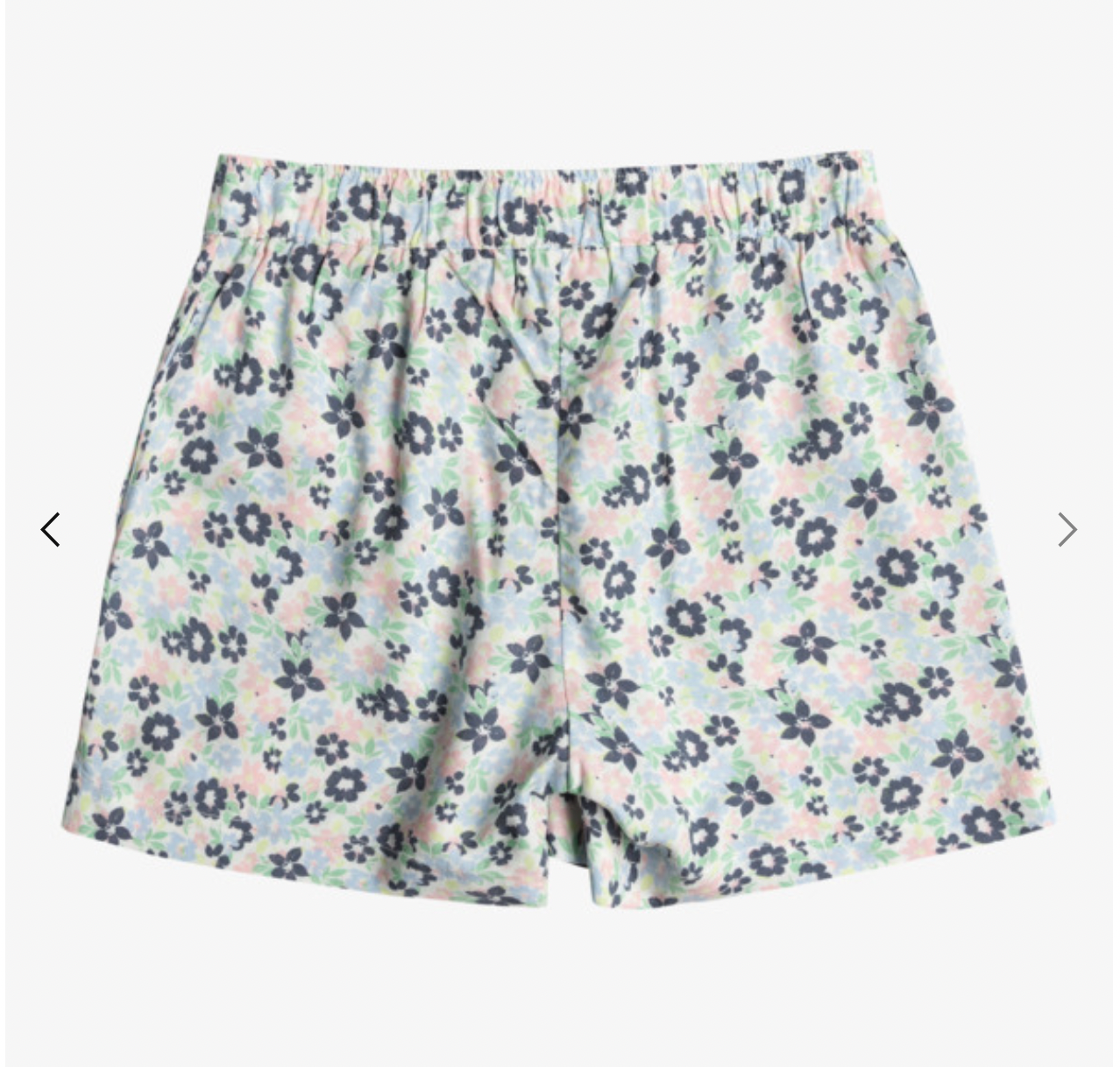 Roxy Blue Ocean Floor - Elasticated Waist Shorts For Girls 4-16