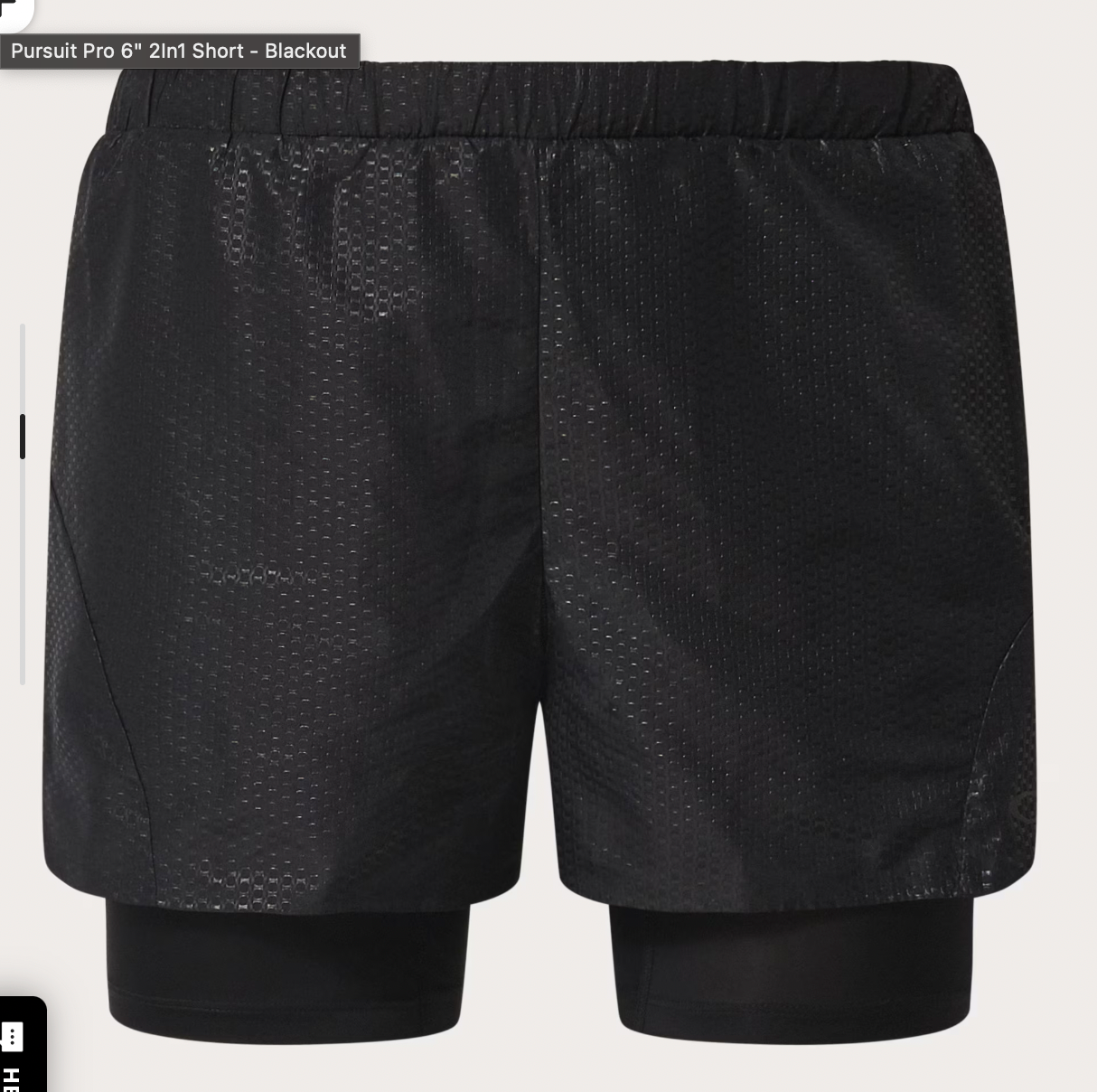 Oakley Pursuit Pro 6" 2In1 Short
