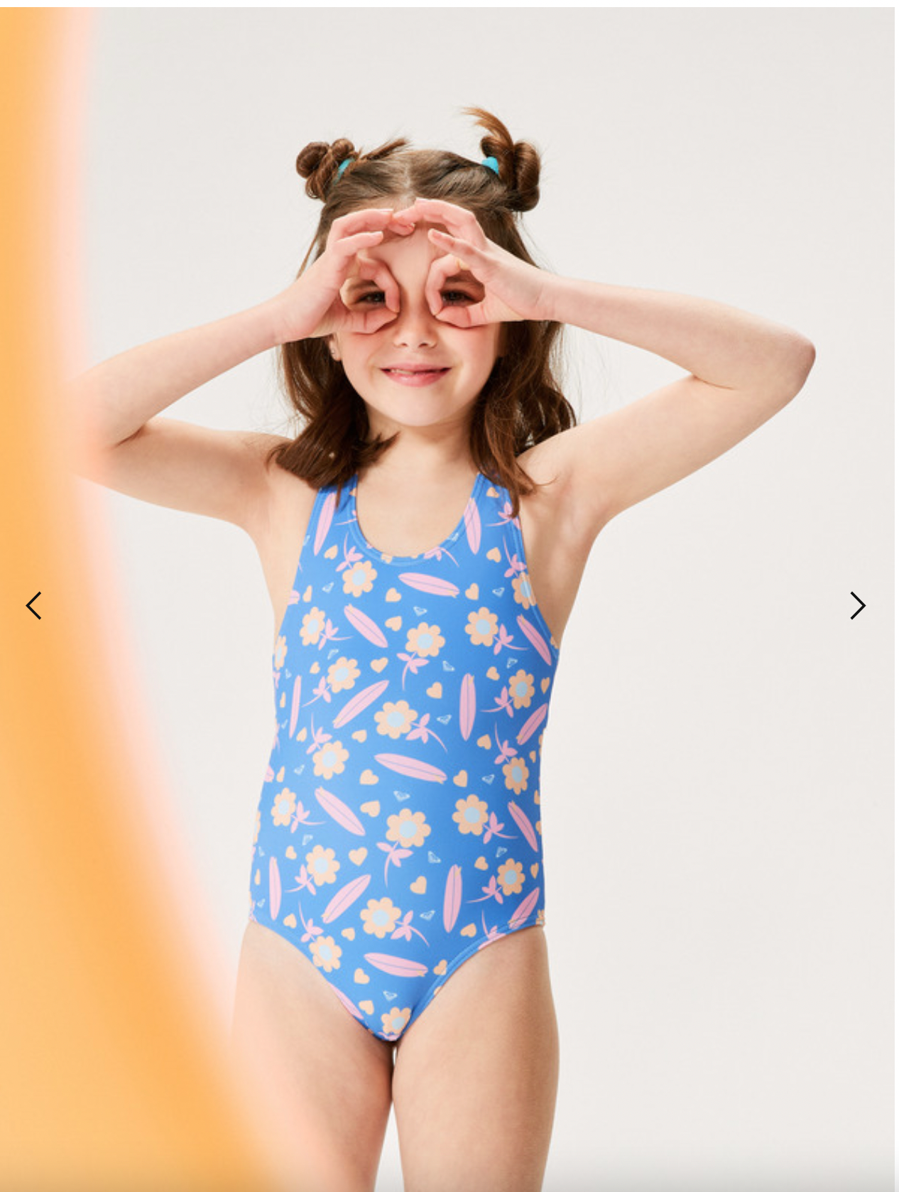 Roxy Lorem - Racerback One-Piece Swimsuit For Girls 2-7