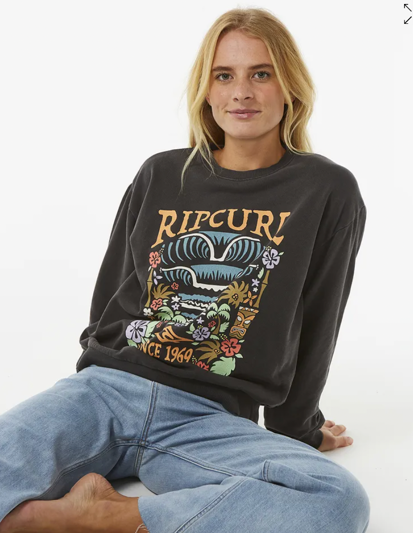 Rip Curl Tiki Tropic Relaxed Crew Fleece