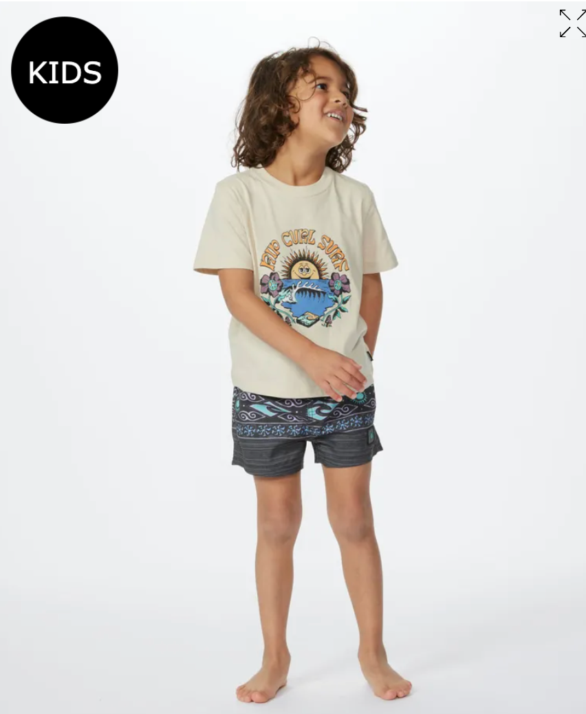 Rip Curl Mystic Waves Art Short Sleeve Tee Boy