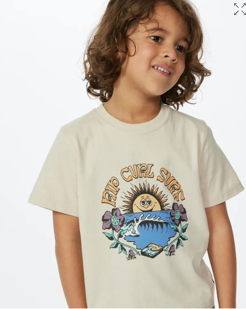 Rip Curl Mystic Waves Art Short Sleeve Tee Boy