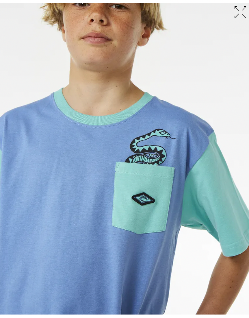 Rip Curl Lost Islands Pocket Short Sleeve Tee Boy