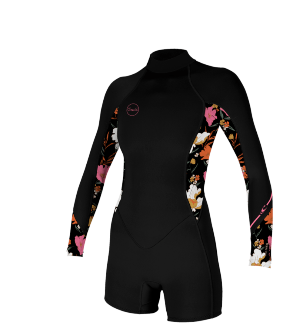 O'Neill Womens Bahia 2/1 Back Zip L/S Spring - 5291 -