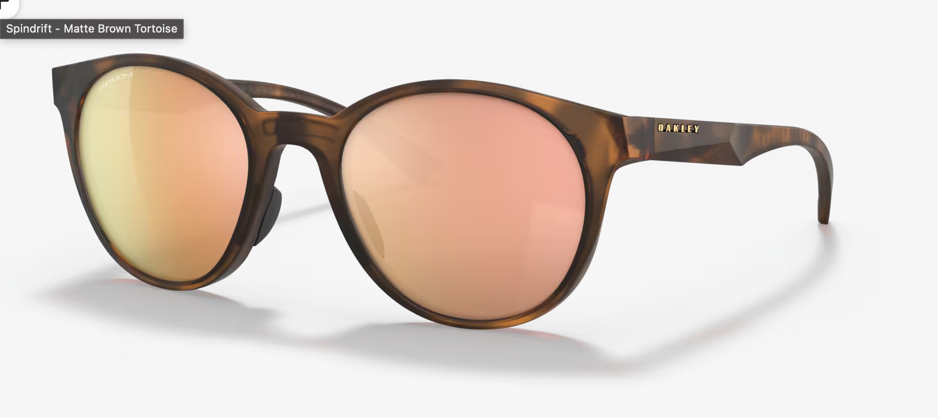 Oakley Prizm Rose Gold Lenses, Matte Brown Tortoise Frame
