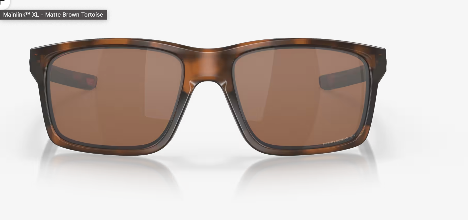 Oakley Mainlink Matte Brown Tortoise- Prizm Tungsten Polartized