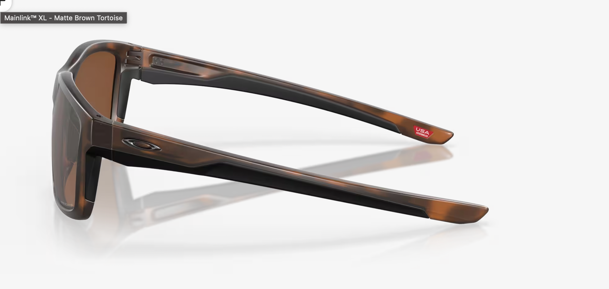 Oakley Mainlink Matte Brown Tortoise- Prizm Tungsten Polartized