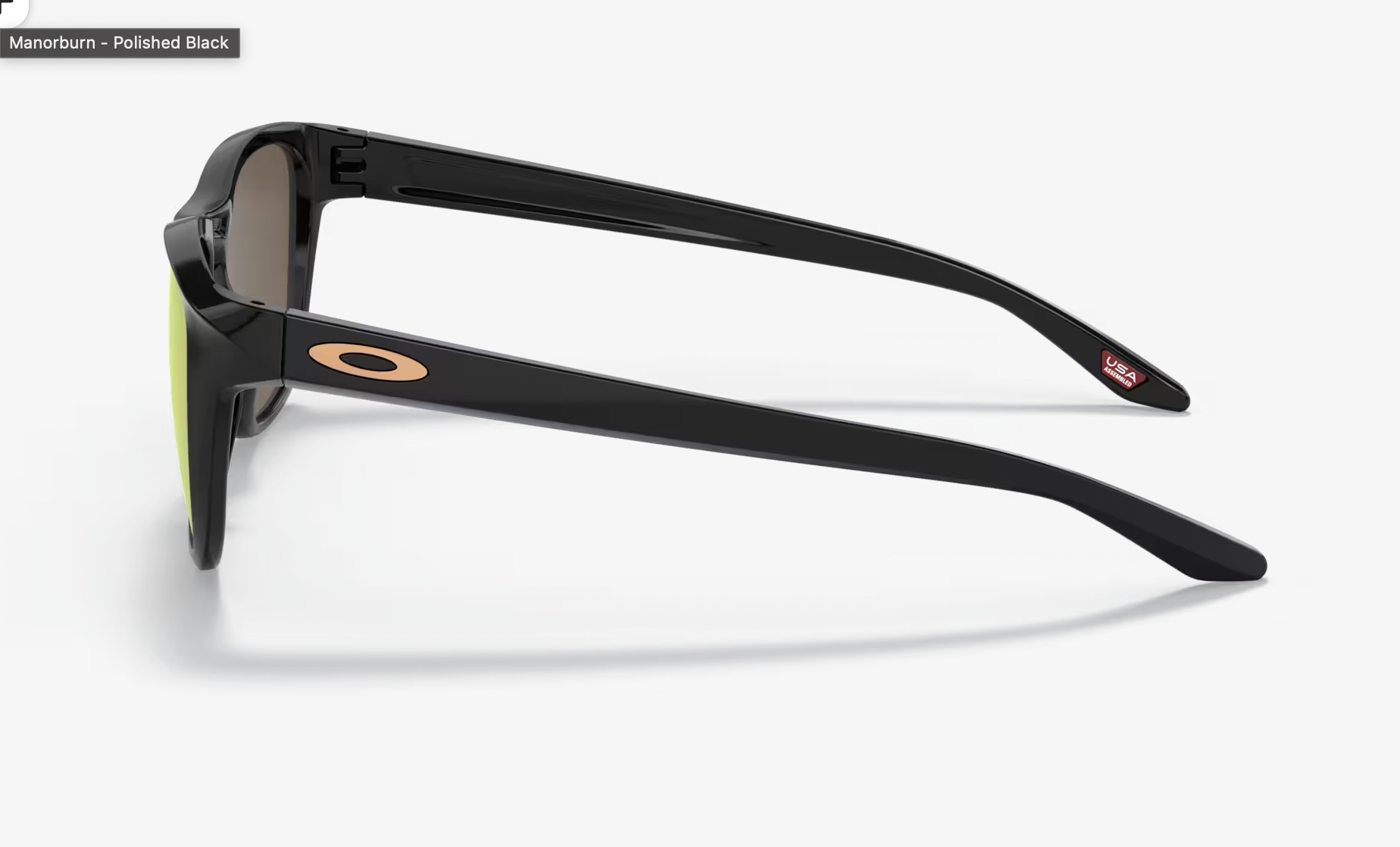 Oakley. Manorburn -Prizm Rose Gold Lenses, Polished Black Frame