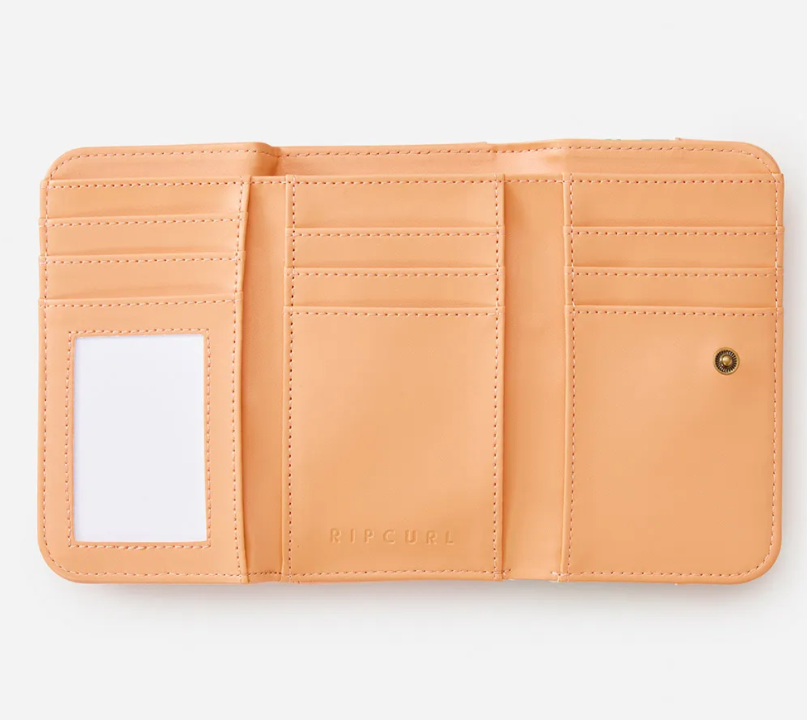 Rip Curl - Mixed Floral Mid Wallet (Light Orange)