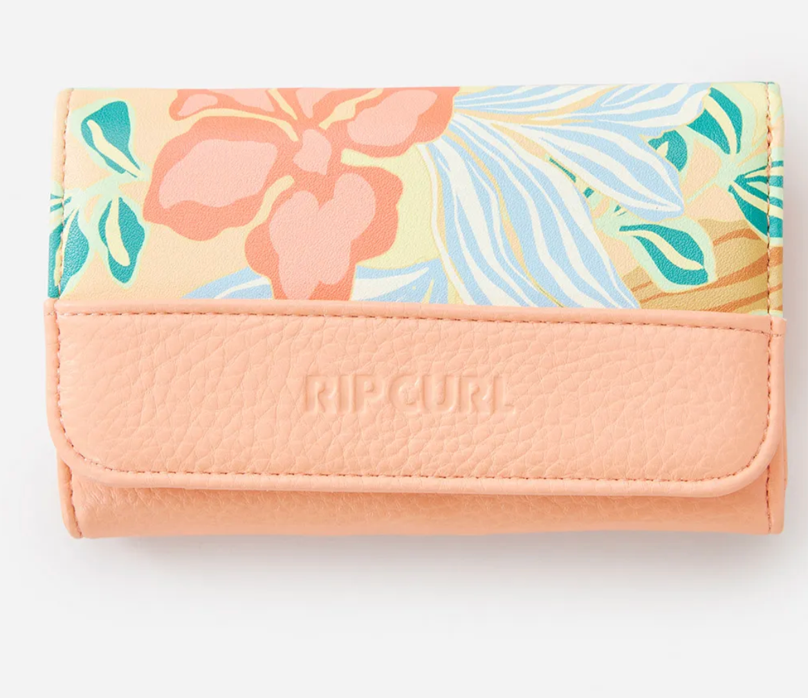 Rip Curl - Mixed Floral Mid Wallet (Light Orange)