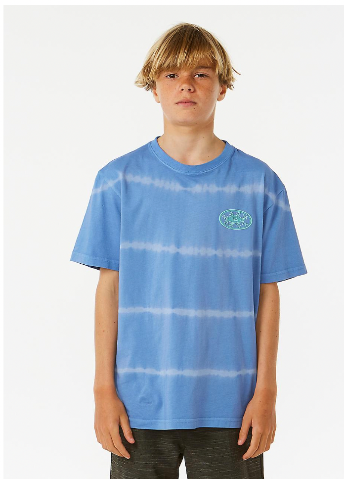 Rip Curl Kids Lost Island Tie Dye Short Sleeve Crew Neck T-Shirt