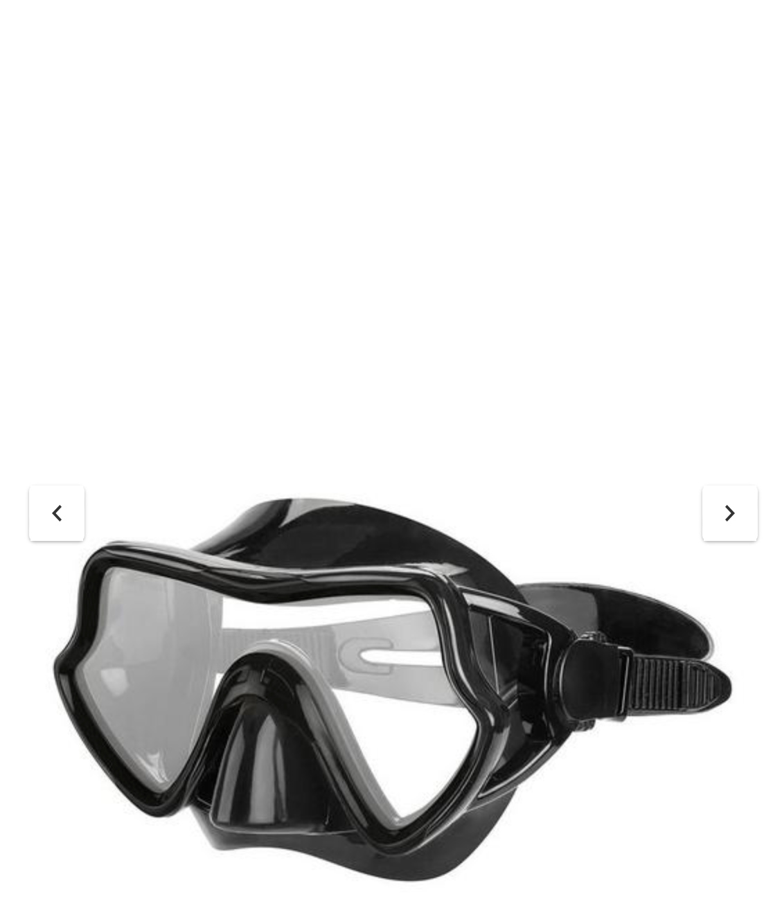Osprey Adult Single Lens Mask And Snorkel Set - Black