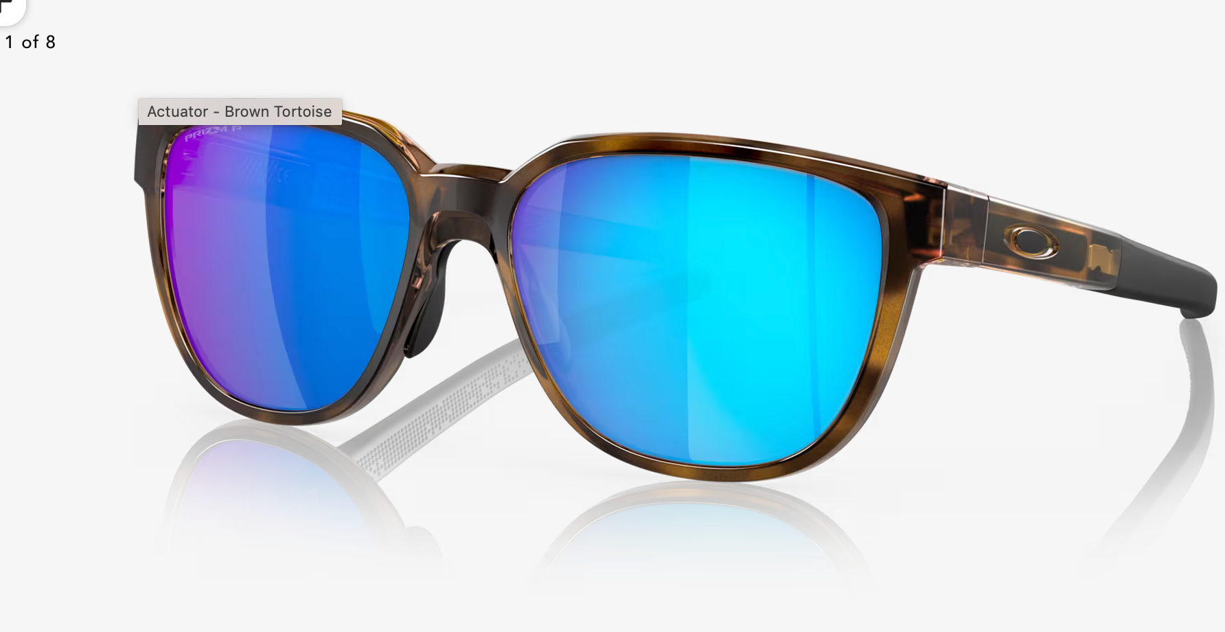 Oakley Actuator - Prizm Sapphire Polarized Lenses, Brown Tortoise Frame