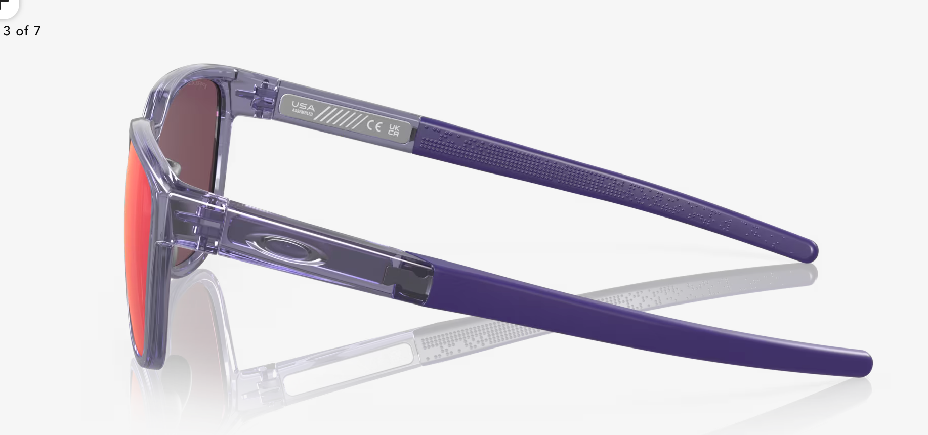 Oakley Actuator - Prizm Road Lenses, Transparent Lilac Frame