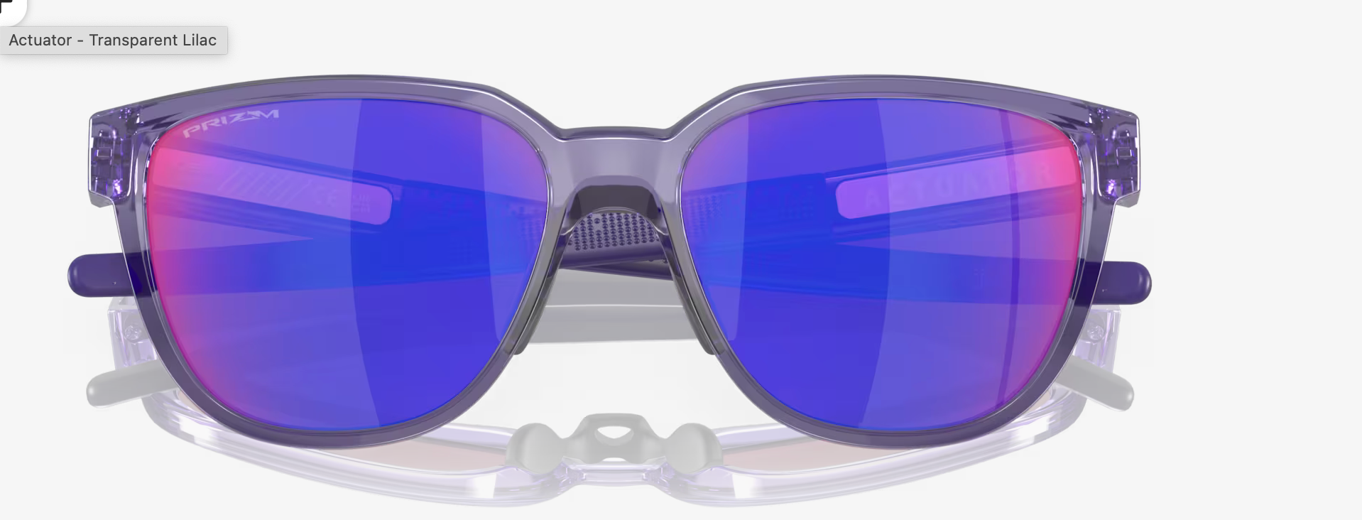 Oakley Actuator - Prizm Road Lenses, Transparent Lilac Frame