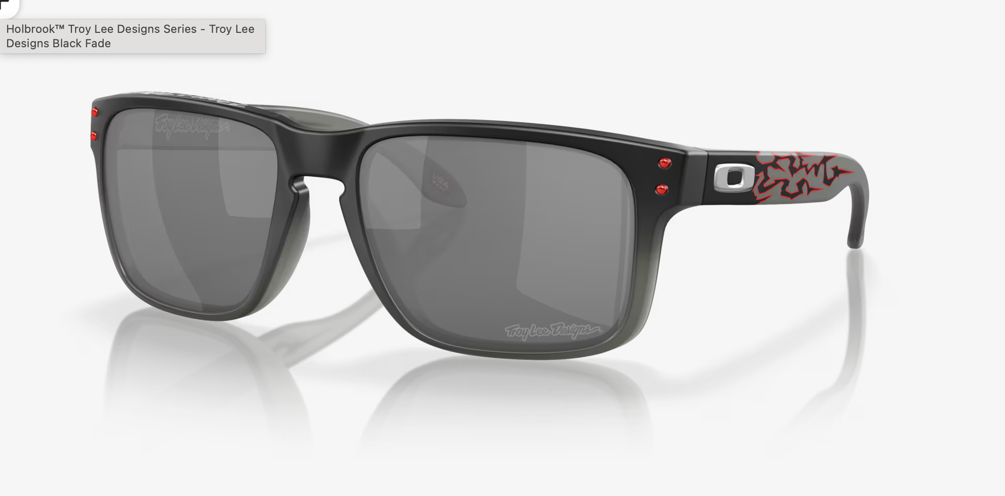 Oakley - Prizm Black Lenses, Troy Lee Designs Black Fade Frameholbrook™ Troy Lee Designs Series