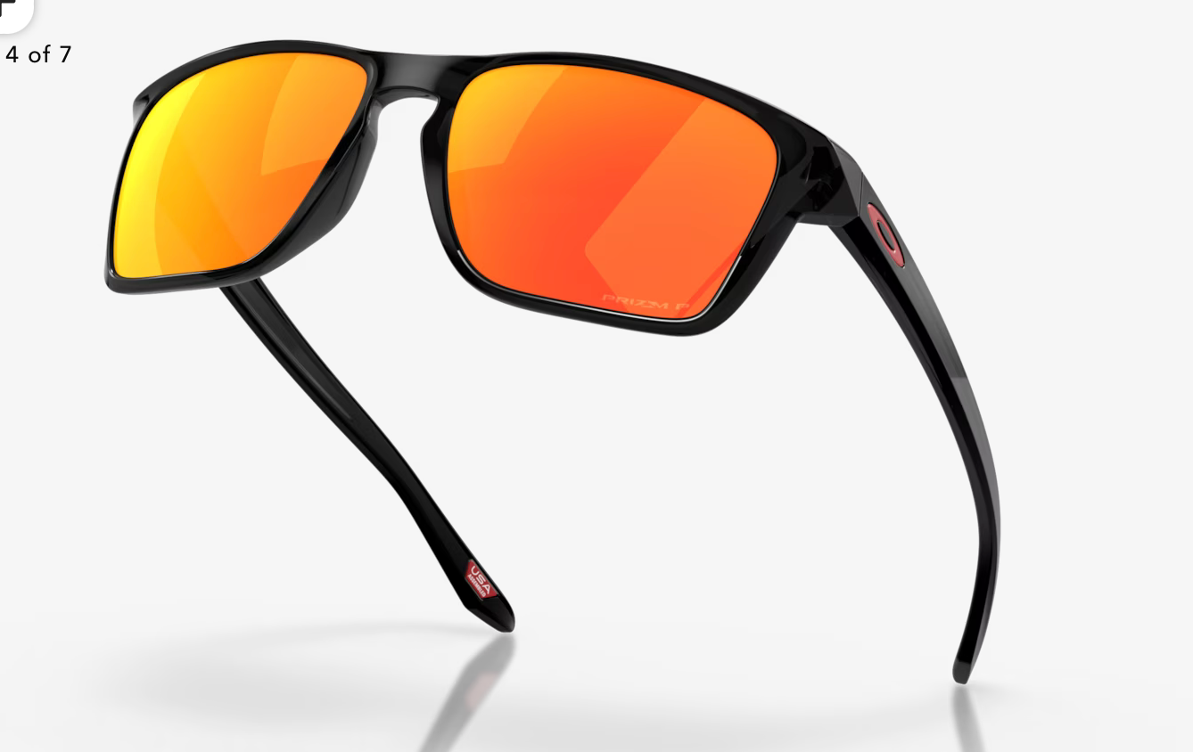 Oakley -Sylas - Prizm Ruby Polarized Lenses, Black Ink Frame