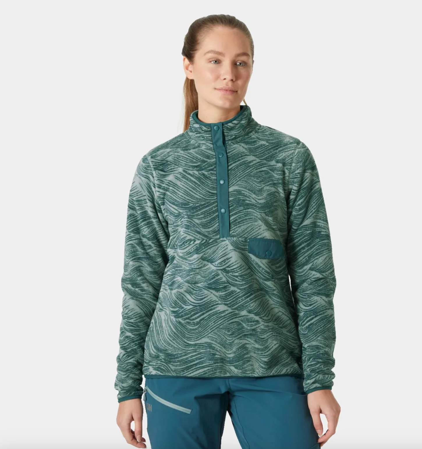 Helly Hansen Womens Maridalen Fleece- Green