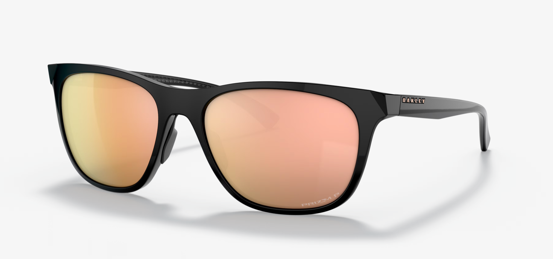 Oakley Leadline Polished Black - Prizm Rose Gold Polarised