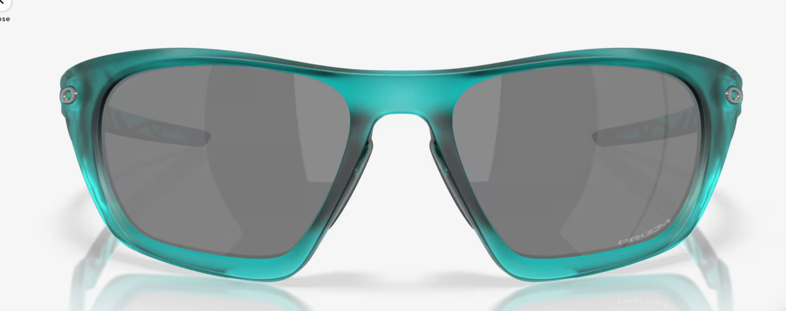 Oakley Lateralis Prizm Black Lenses, Matte Transparent Arctic Surf Frame