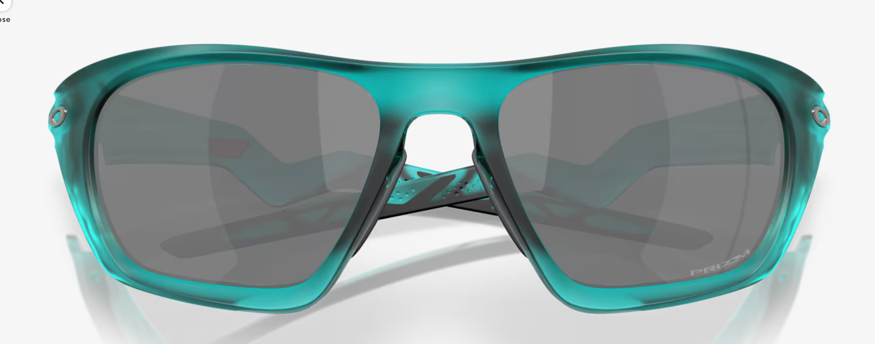 Oakley Lateralis Prizm Black Lenses, Matte Transparent Arctic Surf Frame