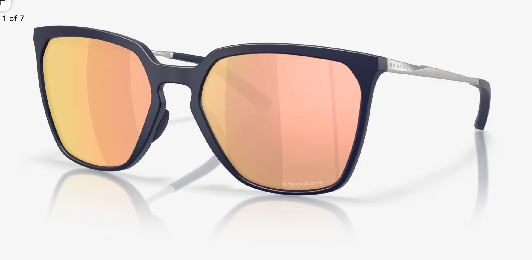 Oakley Mikaela Shiffrin Signature Series Sielo Sq Prizm Rose Gold Lenses, Matte Navy Frame
