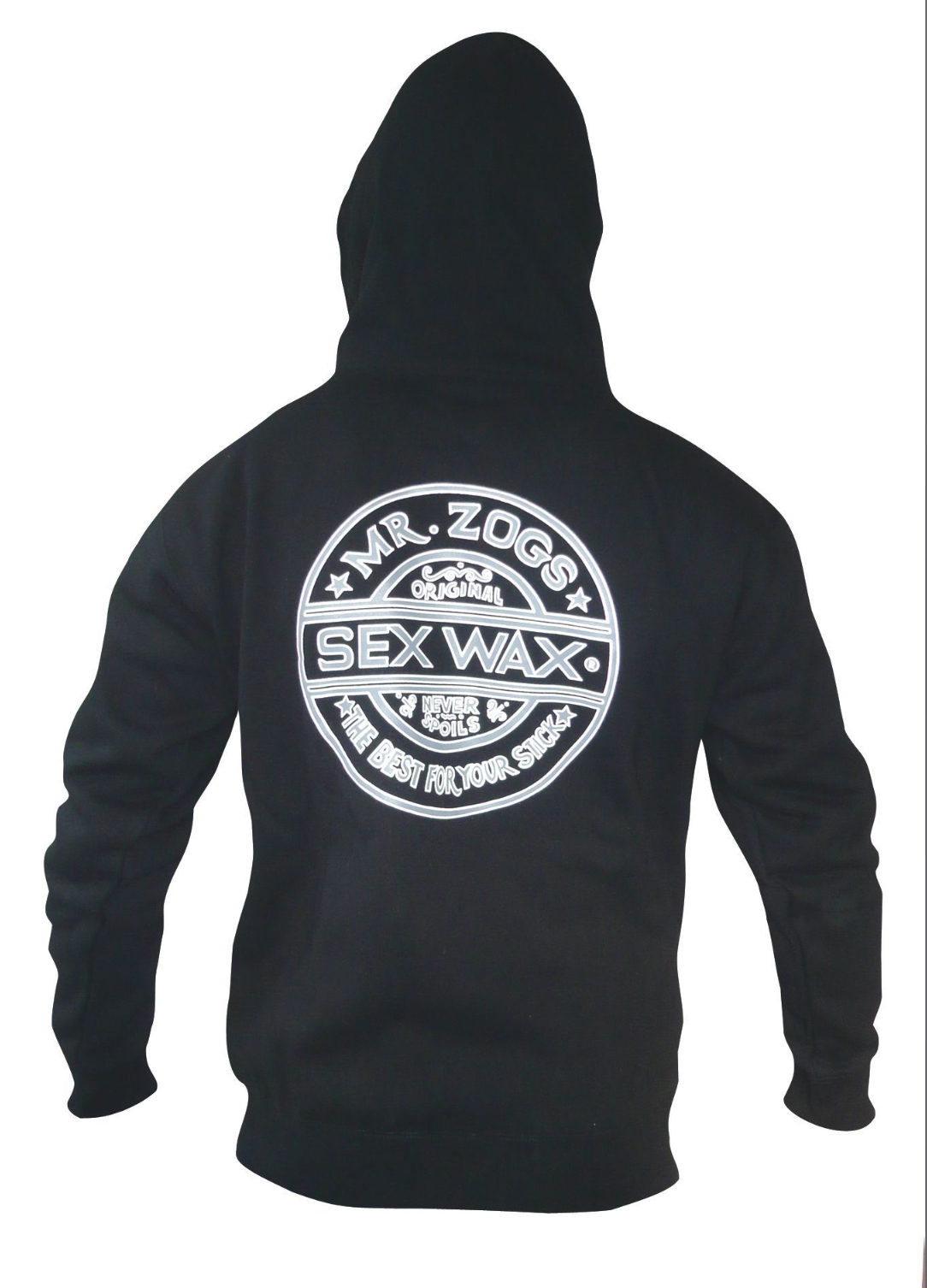 SEX WAX ORIGINAL HOODIE ===BLACK ===