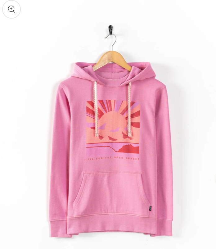 SALTROCK Open Spaces - Womens Pop Hoodie - Pink