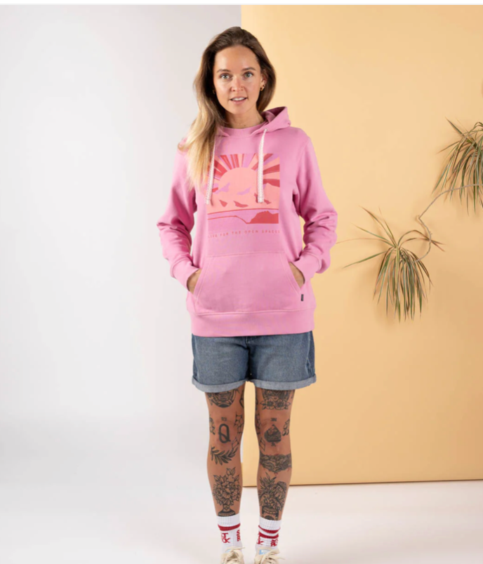 SALTROCK Open Spaces - Womens Pop Hoodie - Pink