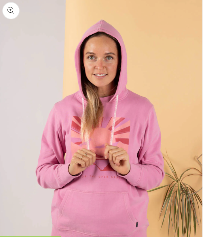SALTROCK Open Spaces - Womens Pop Hoodie - Pink