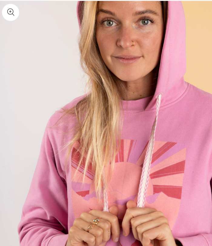SALTROCK Open Spaces - Womens Pop Hoodie - Pink