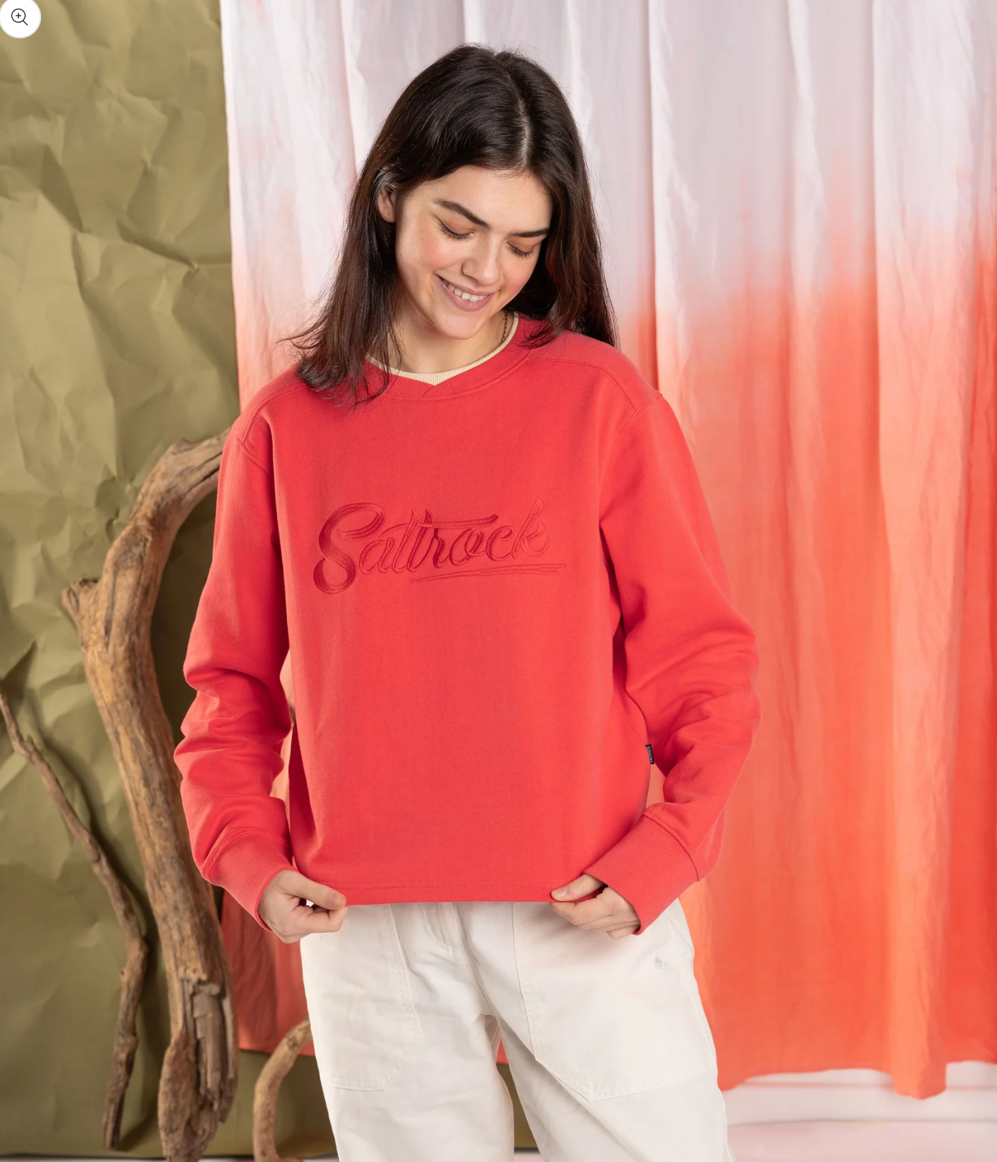 SALTROCK Prem Trademark - Womens Sweat - Coral
