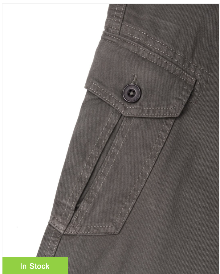SALTROCK Godrevy 2 - Mens Cargo Trousers - Dark Grey