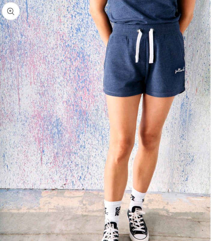 SALTROCK Velator - Womens Sweat Shorts - Blue Marl