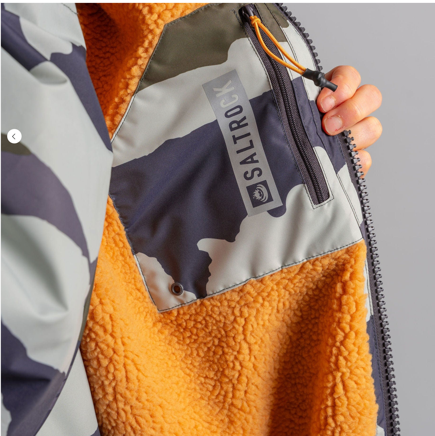 SALTROCK Recycled Changing Robe - Camo Stripe